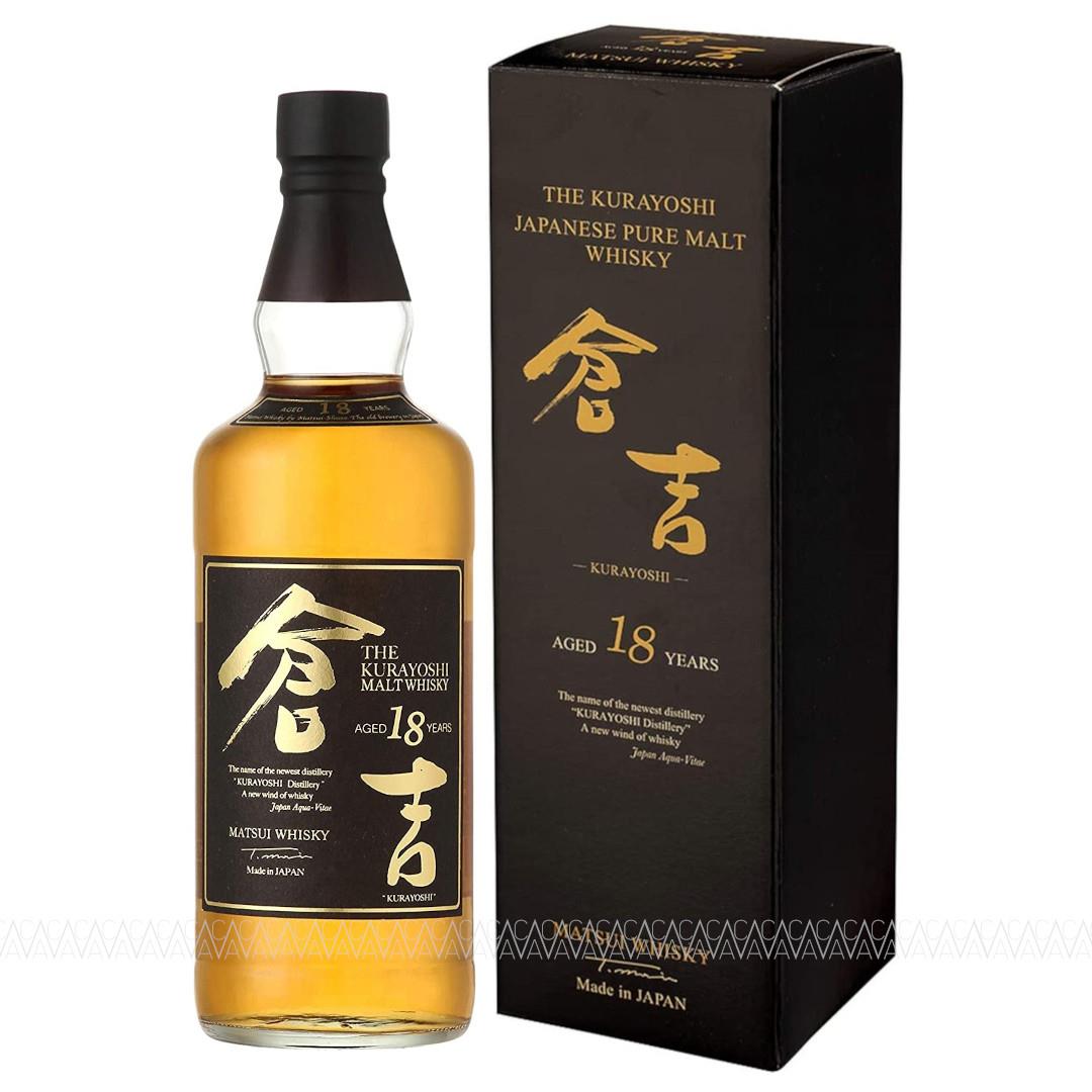 Kurayoshi 18 Years Old Pure Malt Japanese Whisky 700ml