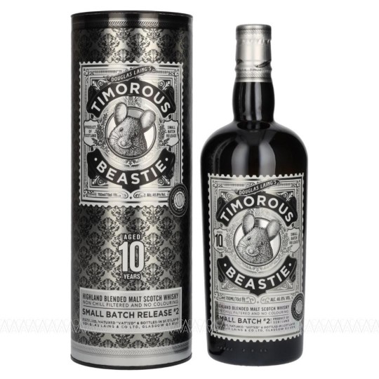 Timorous Beastie 10 Years Old Small Batch Release No.2 Blended Malt Scotch Whisky 700ml