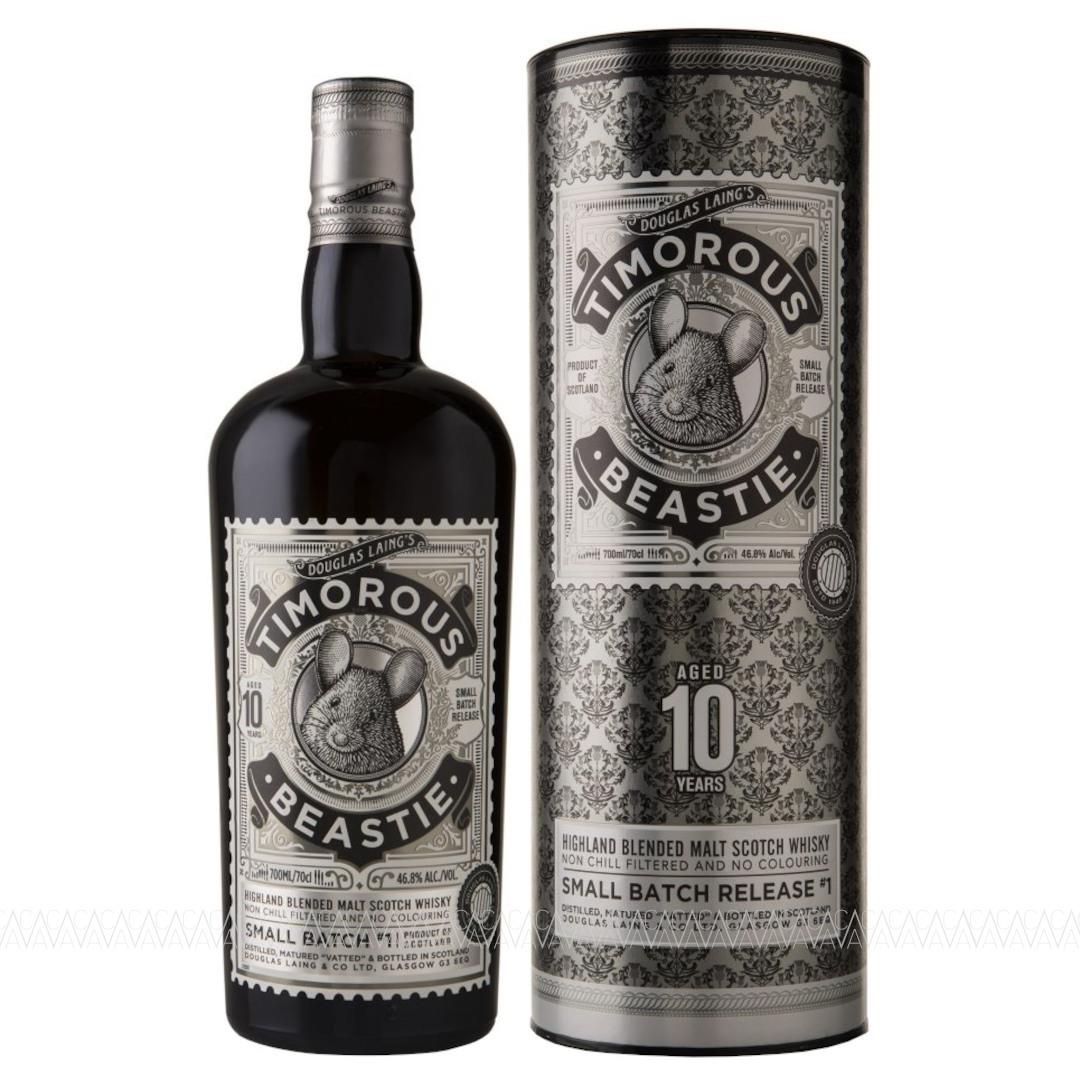 Timorous Beastie 10 Years Old Small Batch Release No.1 Blended Malt Scotch Whisky 700ml