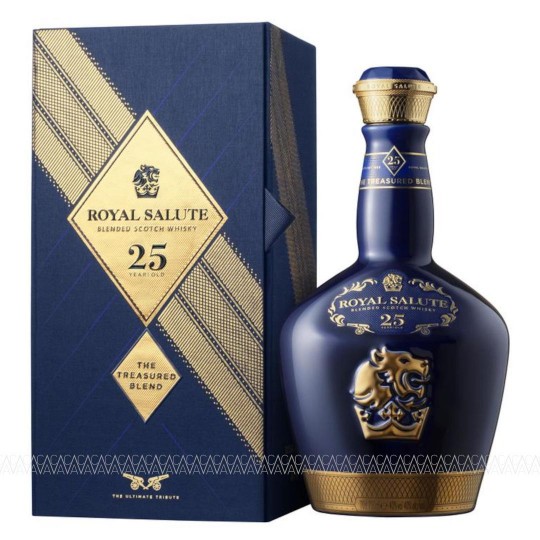 Royal Salute The Treasured Blend 25 Years Old Blended Scotch Whisky 700ml