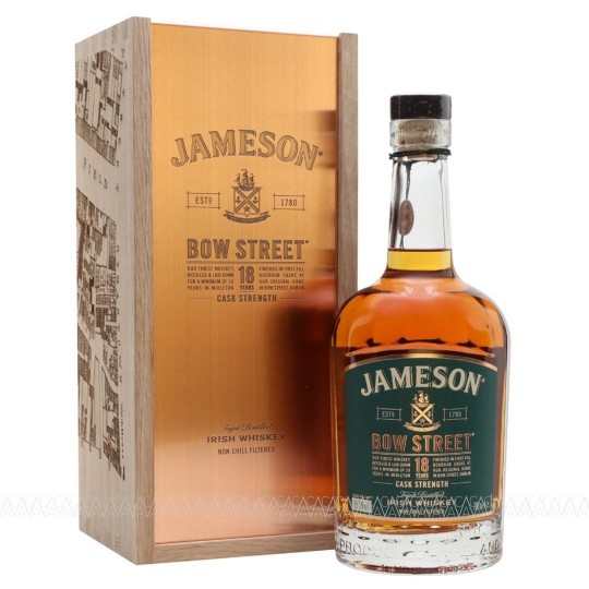 Jameson Bow Street Edition 18 Years Old Cask Strength Irish Whiskey 55,3% 700ml Σε Ξυλοκιβώτιο