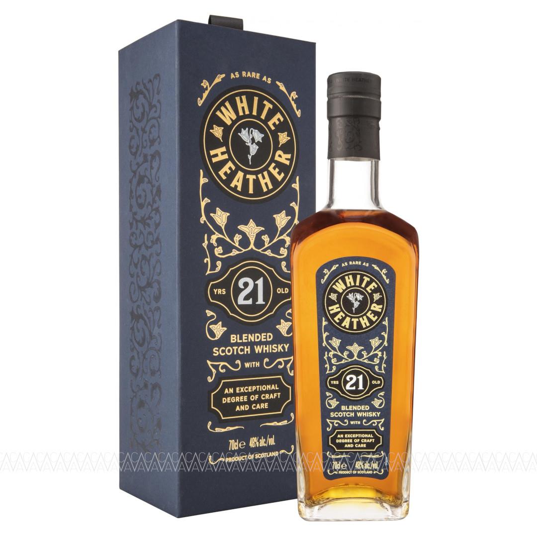 White Heather 21 Years Old Blended Scotch Whisky 700ml