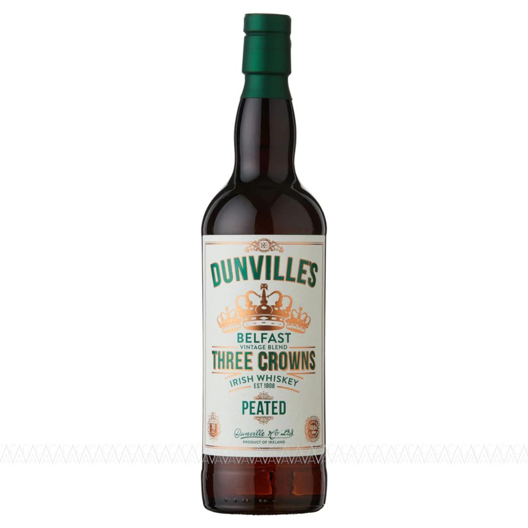 Dunville's Three Crowns Peated Blended Irish Whiskey 700ml