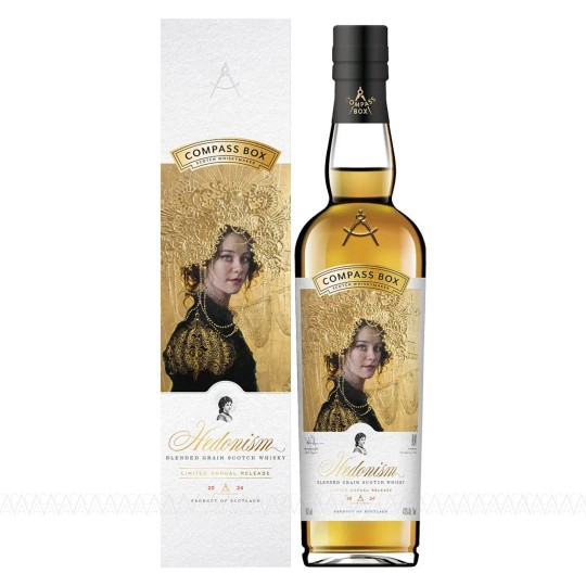 Compass Box Hedonism 2024 Release Blended Grain Scotch Whisky 700ml