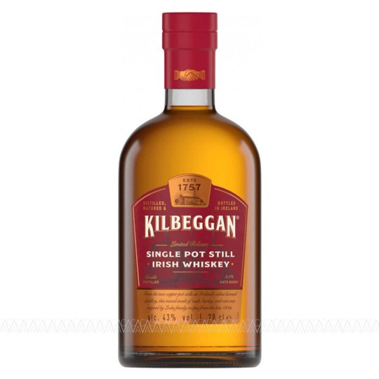 Kilbeggan Single Pot Still Irish Whiskey 700ml