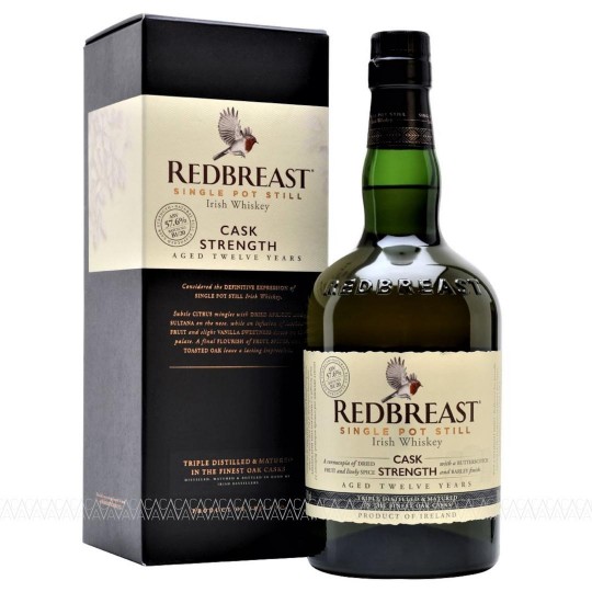 Redbreast 12 Years Old Cask Strength Single Pot Still Irish Whiskey 57,6% 700ml