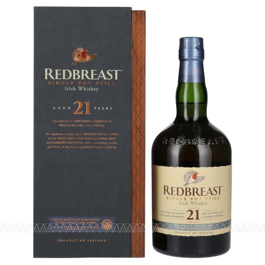 Redbreast 21 Years Old Single Pot Still Irish Whiskey 700ml