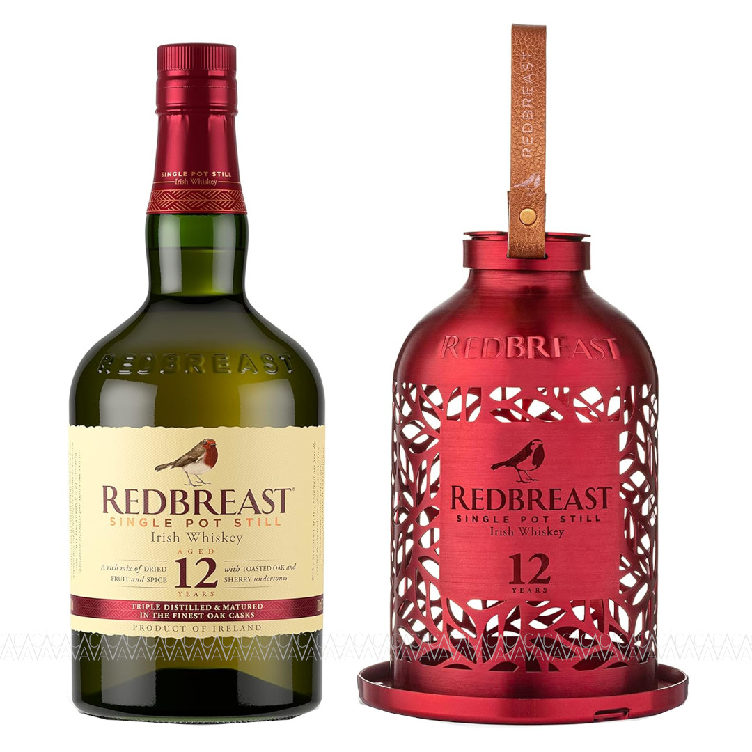 Redbreast 12 Years Old Single Pot Still Irish Whiskey 700ml + Red Bird Feeder