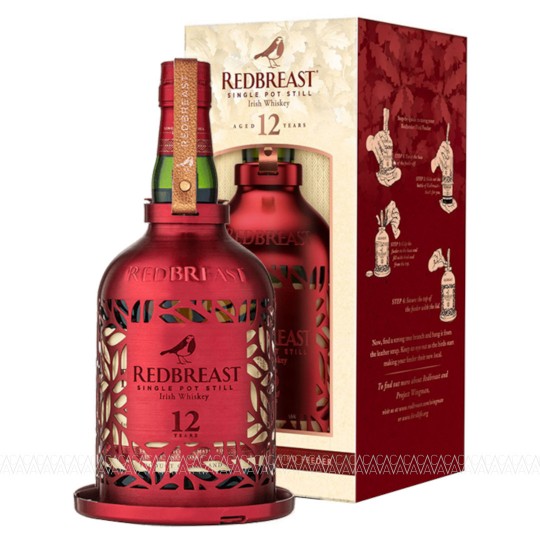 Redbreast 12 Years Old Single Pot Still Irish Whiskey 700ml + Red Bird Feeder