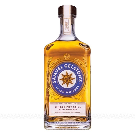 Samuel Gelston's Single Pot Still Pinot Noir Finish Irish Whiskey 700ml