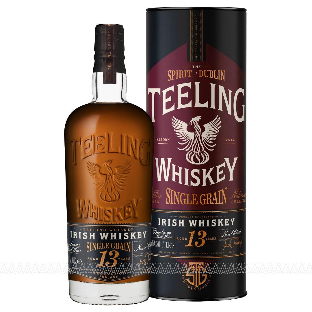 Teeling 13 Years Old Bordeaux Red Wine Finish Single Grain Irish Whiskey 700ml