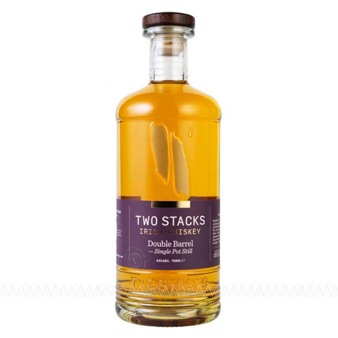 Two Stacks Double Barrel Single Pot Still Irish Whiskey 700ml