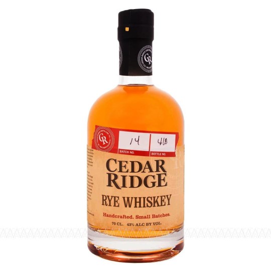Cedar Ridge Rye Whiskey 700ml