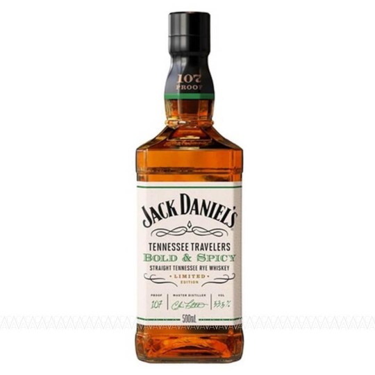 Jack Daniel's Tennessee Travelers Bold & Spicy Rye Whiskey 53,5% alc. 500ml