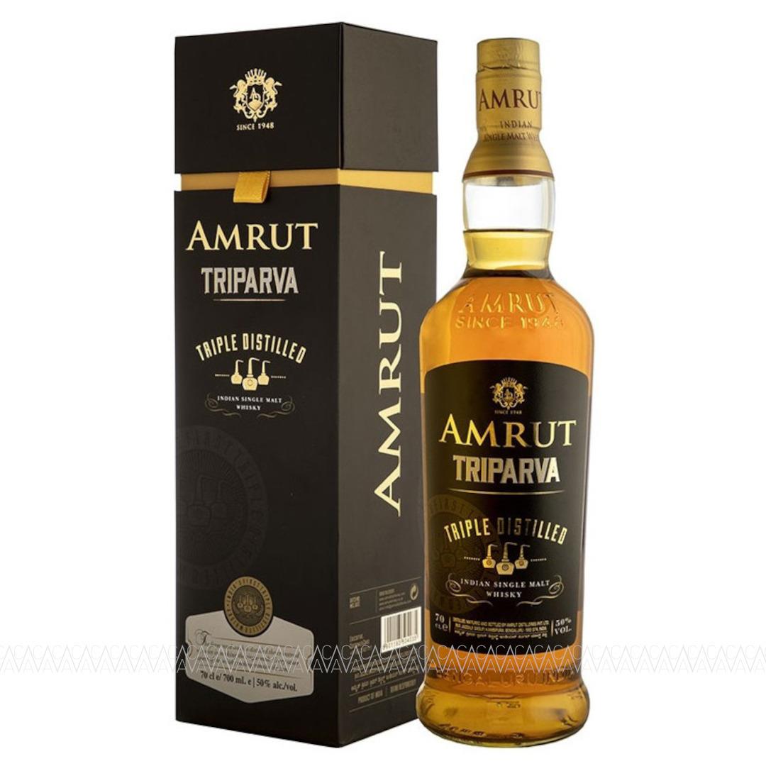 Amrut Triparva Triple Distilled Single Malt Indian Whisky 700ml 