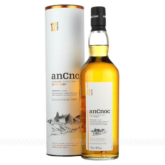AnCnoc 12 Years Old Single Malt Scotch Whisky 700ml