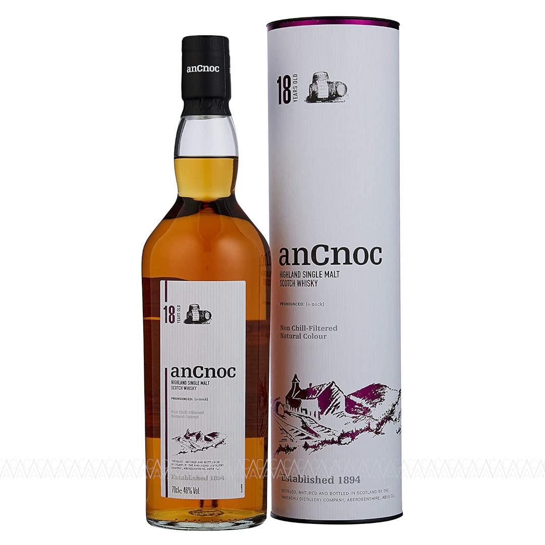 AnCnoc 18 Years Old Single Malt Scotch Whisky 700ml
