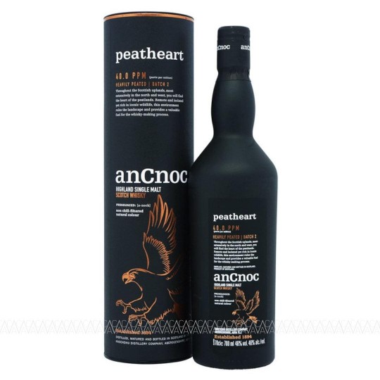 AnCnoc Peatheart Batch 2 Peated Single Malt Scotch Whisky 700ml