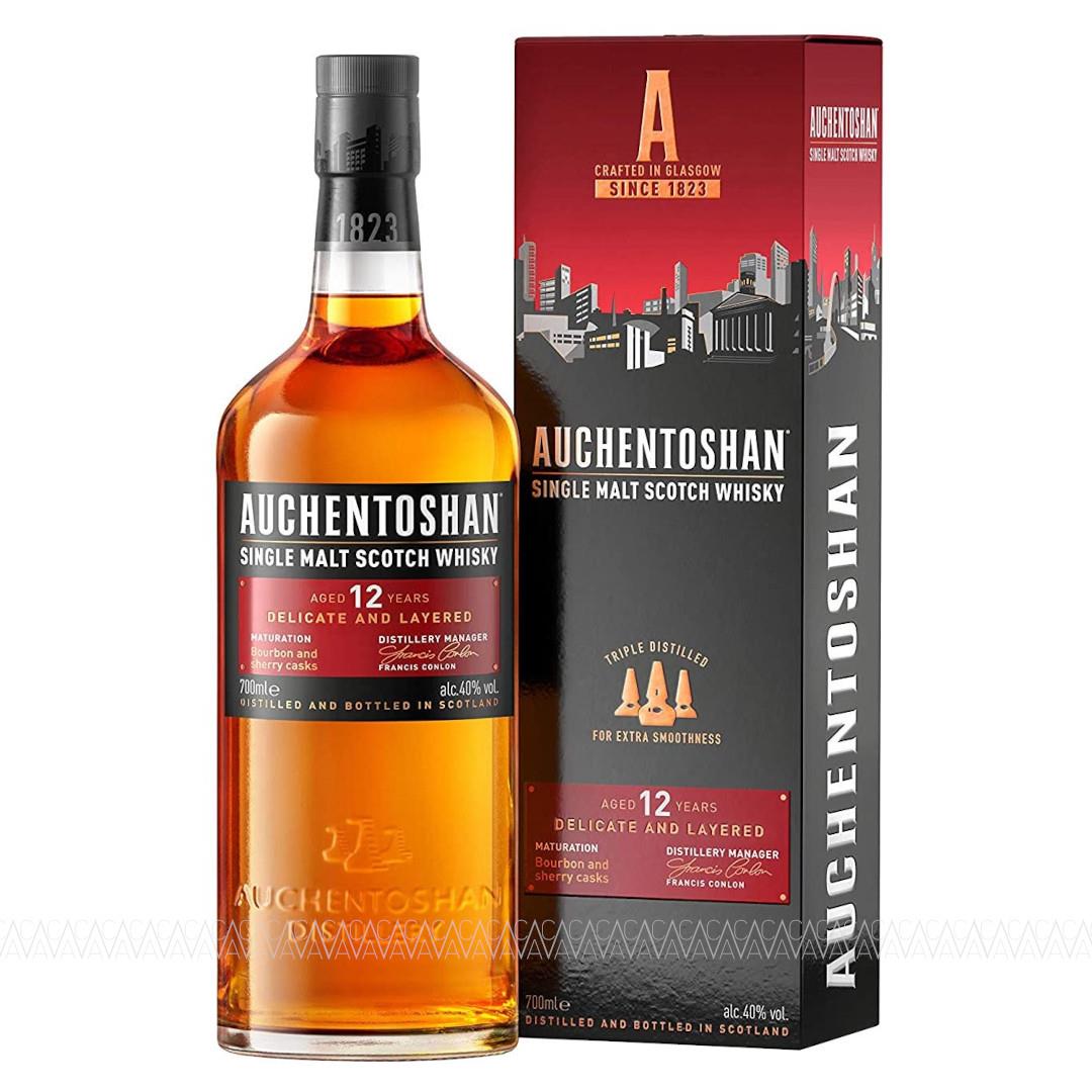 Auchentoshan 12 Years Old Single Malt Scotch Whisky 700ml