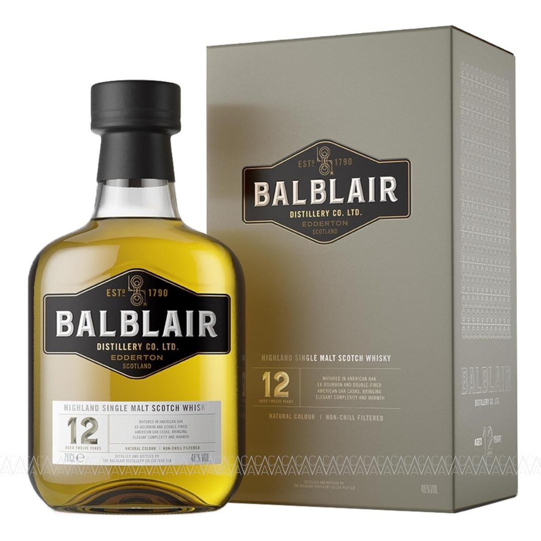 Balblair 12 Years Old Single Malt Scotch Whisky 700ml