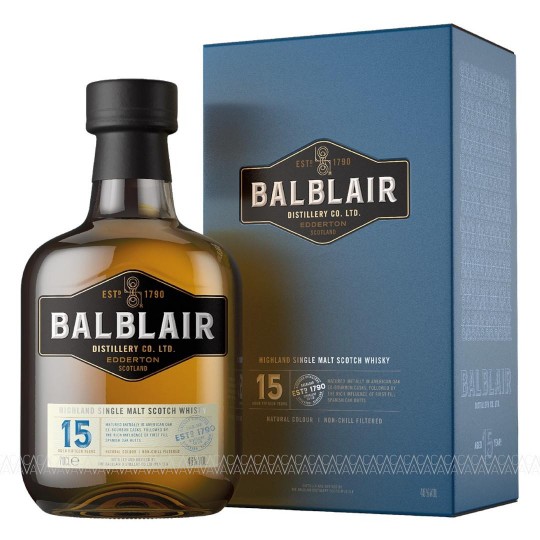 Balblair 15 Years Old Single Malt Scotch Whisky 700ml