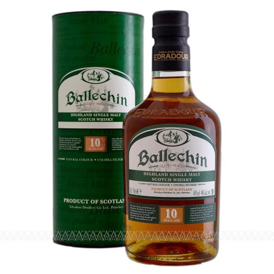 Edradour Ballechin 10 Years Old Heavily Peated Single Malt Scotch Whisky 700ml