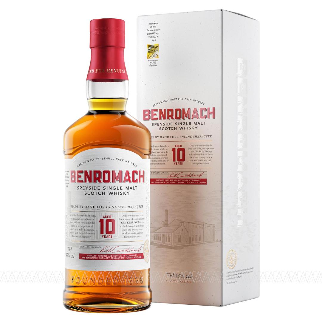 Benromach 10 Years Old Single Malt Scotch Whisky 700ml