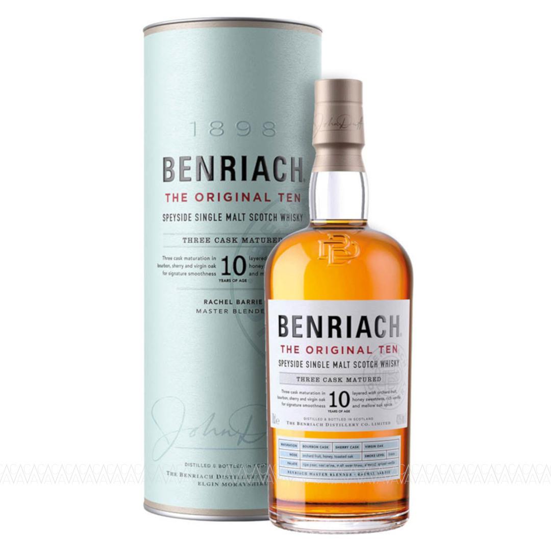 BenRiach Original Ten 10 Years Old Single Malt Scotch Whisky 700ml