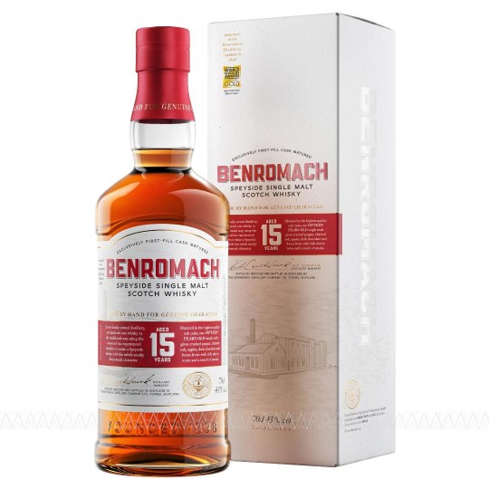 Benromach 15 Years Old Single Malt Scotch Whisky 700ml