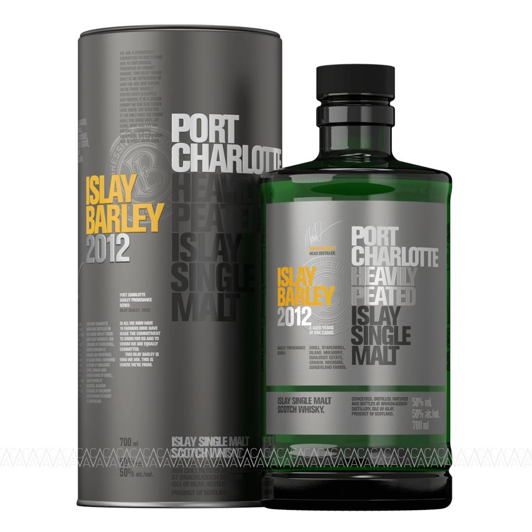 Bruichladdich Port Charlotte Islay Barley 2012 Peated Single Malt Scotch Whisky 700ml