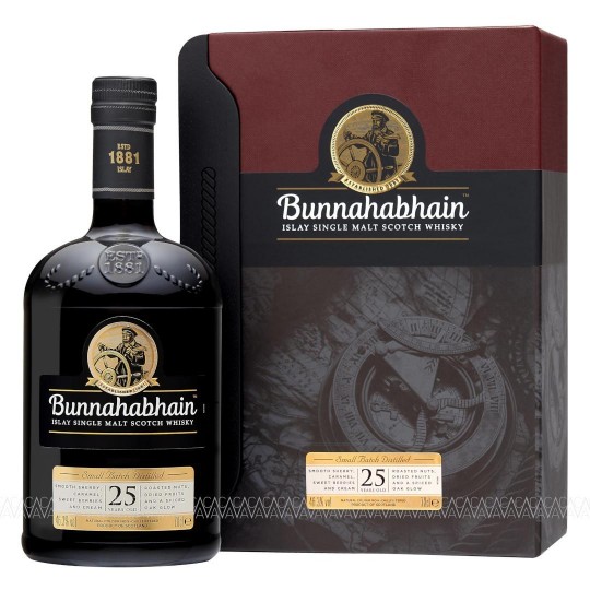 Bunnahabhain 25 Years Old Single Malt Scotch Whisky 700ml