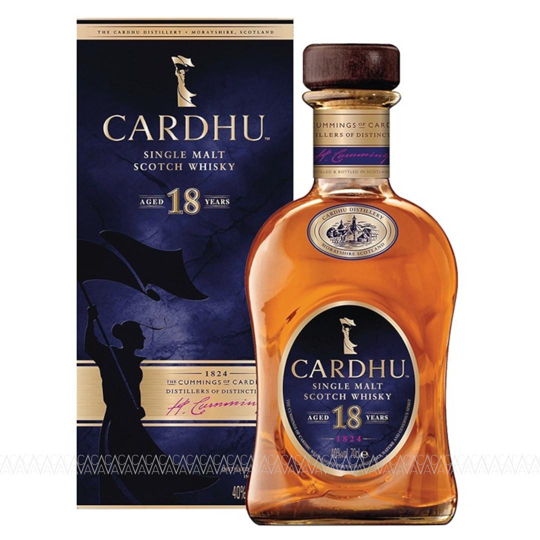 Cardhu 18 Years Old Single Malt Scotch Whisky 700ml