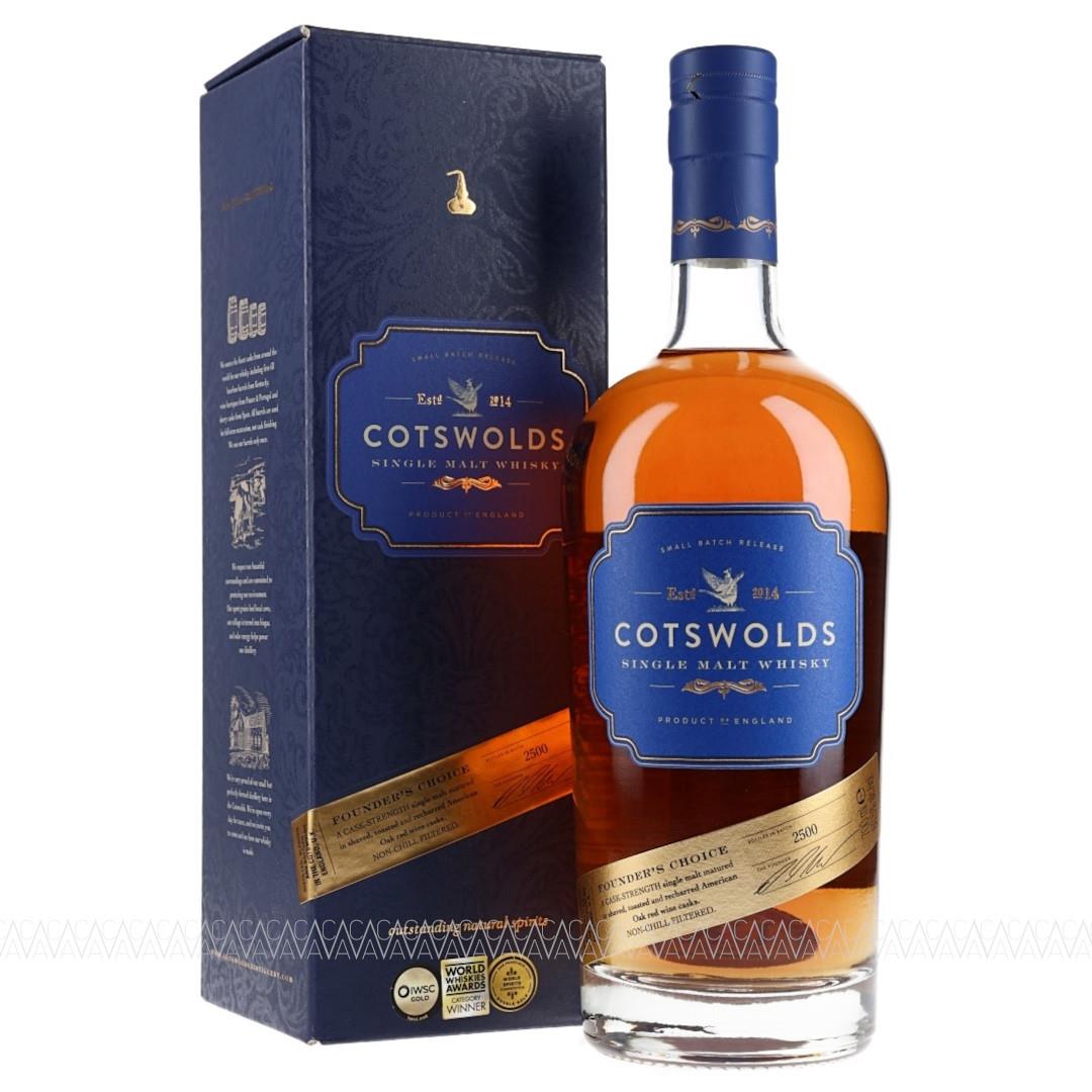 Cotswolds Founder's Choice Single Malt English Whisky 60,5% 700ml