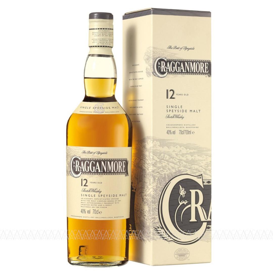 Cragganmore 12 Years Old Single Malt Scotch Whisky 700ml