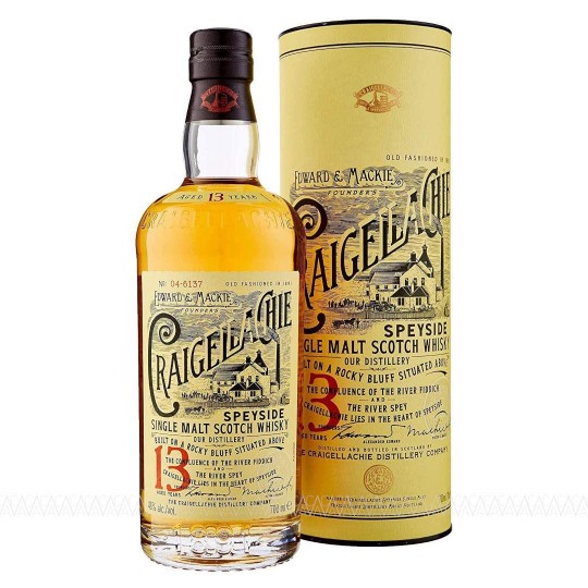 Craigellachie 13 Years Old Single Malt Scotch Whisky 700ml