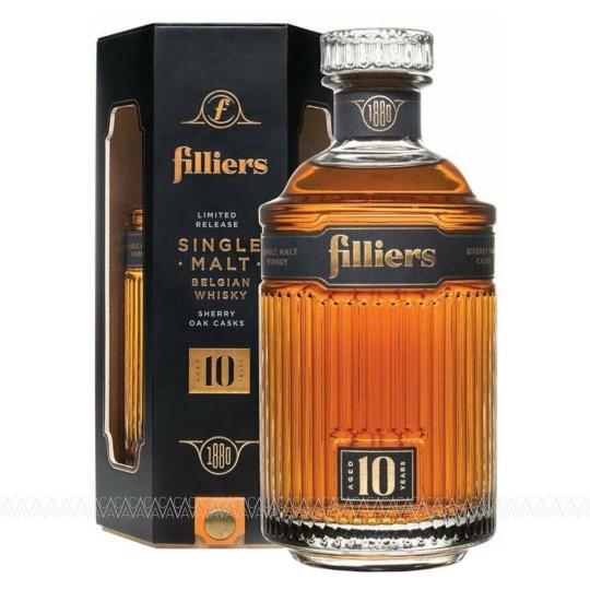 Filliers 10 Years Old Single Malt Belgian Whisky 700ml