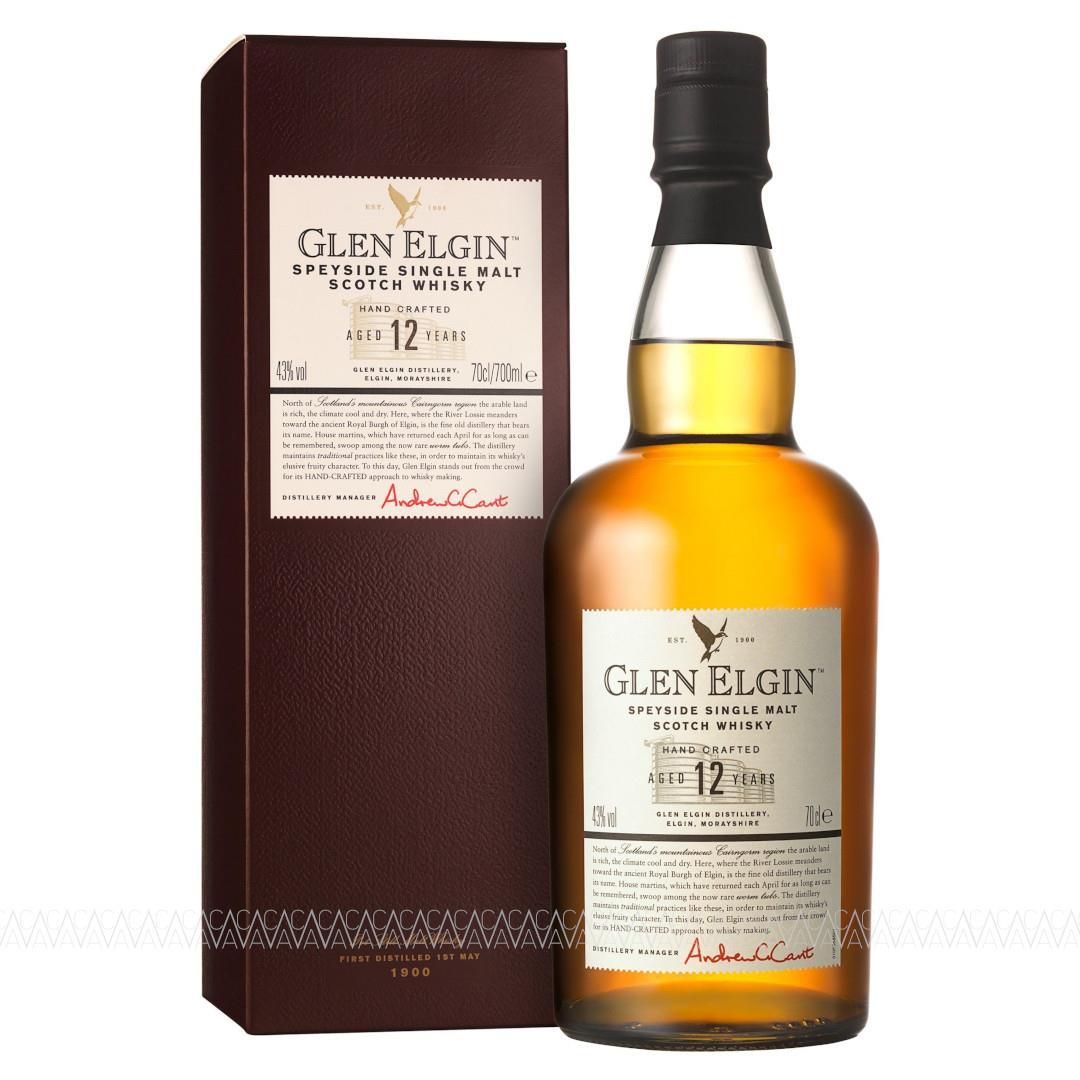 Glen Elgin 12 Years Old Single Malt Scotch Whisky 700ml
