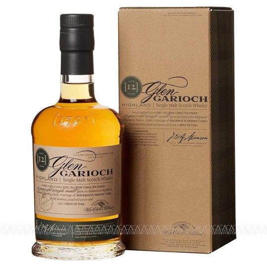 Glen Garioch 12 Years Old Single Malt Scotch Whisky 700ml