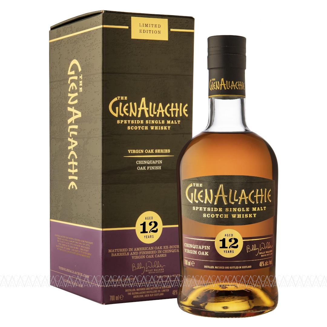 GlenAllachie 12 Years Old Chinquapin Virgin Oak Finish Single Malt Scotch Whisky 700ml