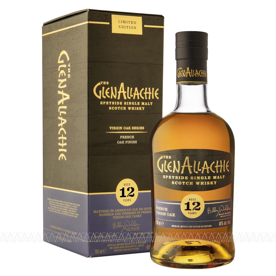 GlenAllachie 12 Years Old French Virgin Oak Finish Single Malt Scotch Whisky 700ml