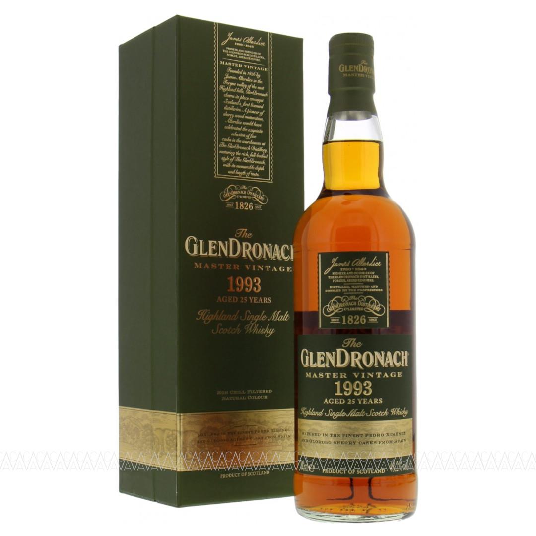 GlenDronach 1993 Master Vintage 25 Years Old Single Malt Scotch Whisky 700ml