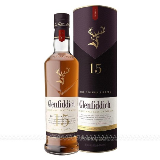 Glenfiddich 15 Years Old Single Malt Scotch Whisky 700ml