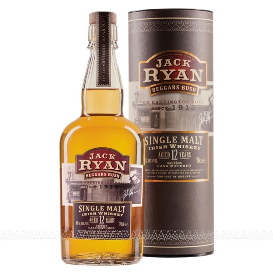 Jack Ryan Beggars Bush 12 Years Old Single Malt Irish Whiskey 700ml