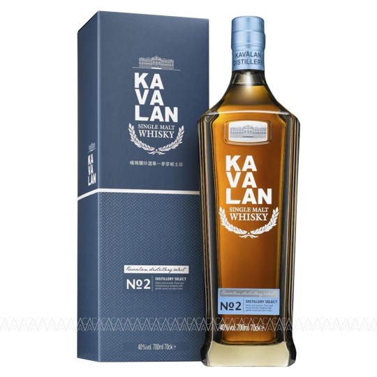 Kavalan Distillery Select No2 Single Malt Taiwanese Whisky 700ml
