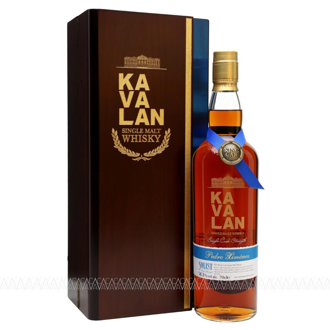 Kavalan Solist Pedro Ximenez Cask Strength Single Malt Taiwanese Whisky 56.3% alc. 700ml