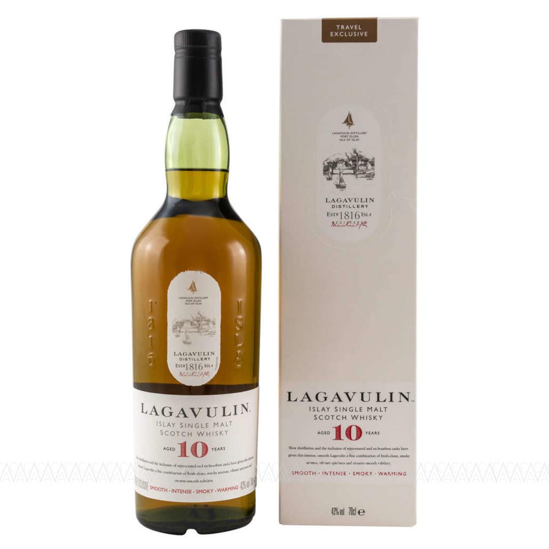 Lagavulin 10 Years Old Peated Single Malt Scotch Whisky 700ml