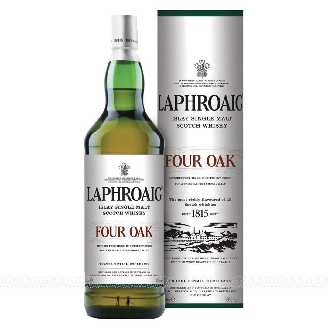 Laphroaig Four Oak Peated Single Malt Scotch Whisky 1 Λίτρο