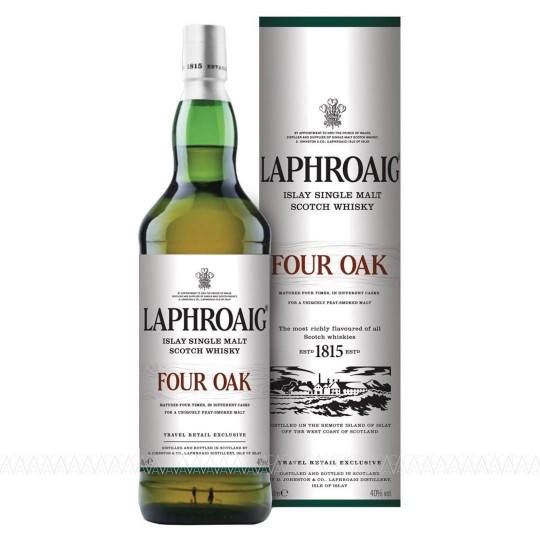 Laphroaig Four Oak Peated Single Malt Scotch Whisky 1 Λίτρο