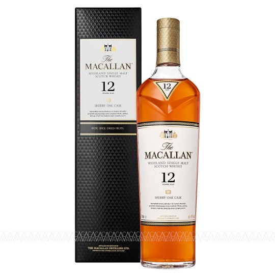 Macallan 12 Years Old Sherry Oak Single Malt Scotch Whisky 700ml