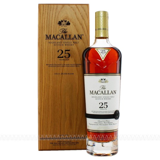 Macallan 25 Years Old Sherry Oak Single Malt Scotch Whisky 700ml